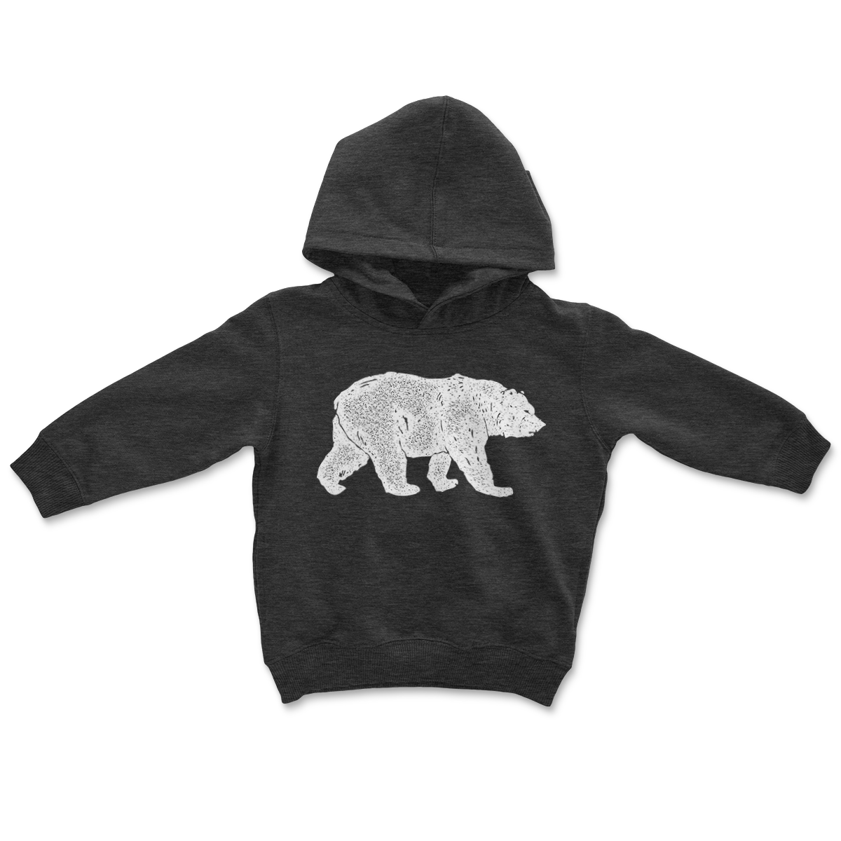 Black and white shop bear hoodie