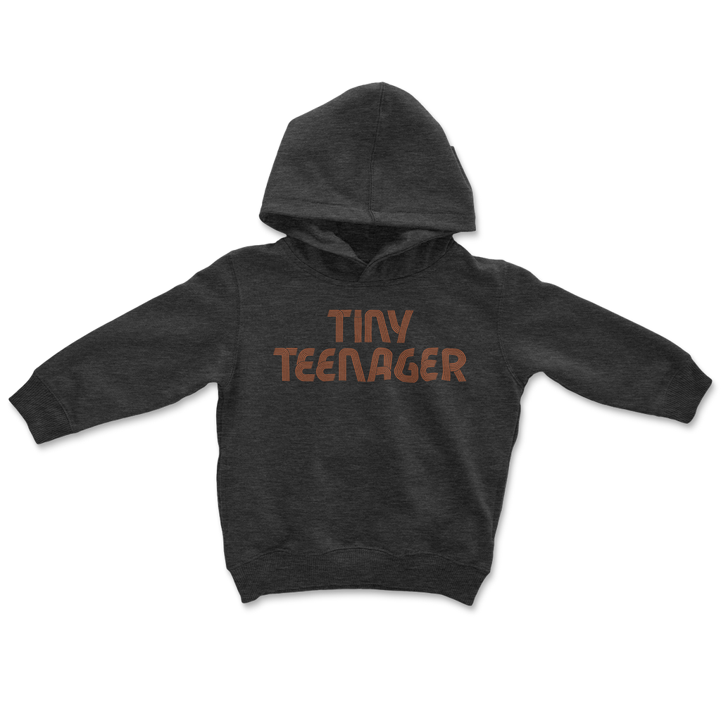 Teenager off top white hoodie